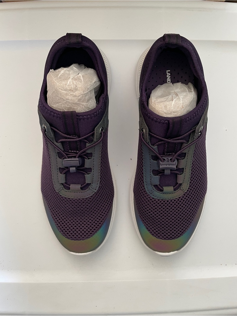 Lands' End Women’s Purple Mesh sneakers/Water Shoes